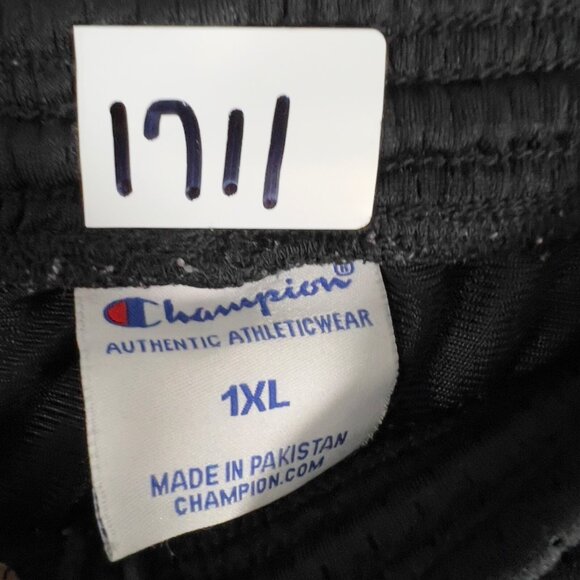Champion Shorts Authentic Men Sz1 XL Black Gym Active Basketball Shorts Logo - Picture 10 of 11